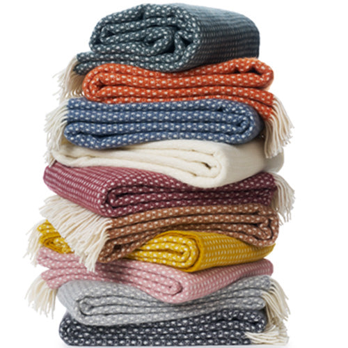 Klippan 100% wollen deken - Knut - donkergrijs - 130x200cm