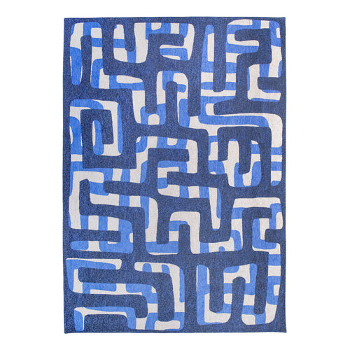 Louis De Poortere vloerkleed Ultramarine - blauw - 200x280cm - vtwonen shop