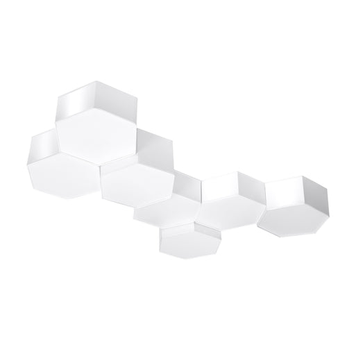 Sollux Lighting Plafondlamp SUNDE 15 wit - 30,5x26,5x15,5cm