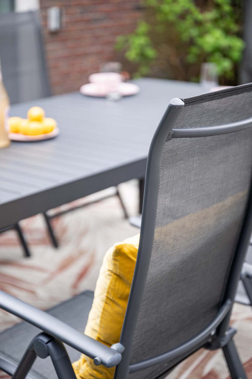 Garden Impressions Limone tuinstoelen set van 4 verstelbaar