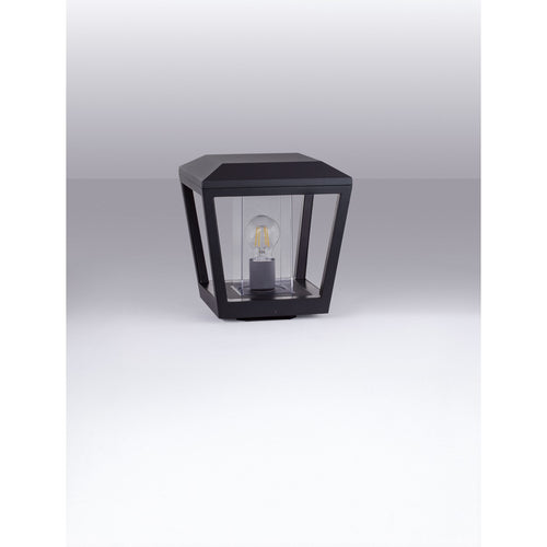 Nova Luce OPU Buitenlamp op voetstuk, donker antraciet E27 1x12W IP54