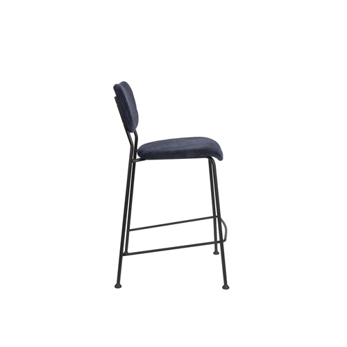 Zuiver Benson Barkrukken 64,5 cm Donkerblauw - Set van 2