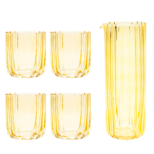 Brut Homeware | Set Gaia | Karaf + 4 Tumbler | oker