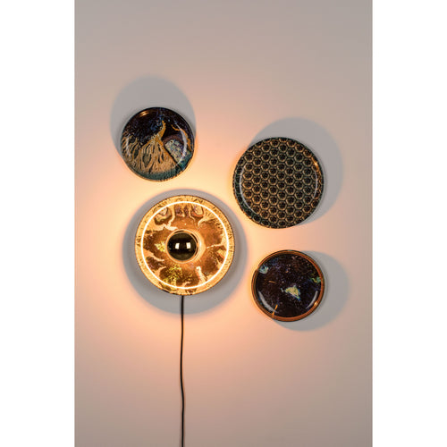 Bold Monkey No Food Here wandlamp (set van 4) hexagon - vtwonen shop