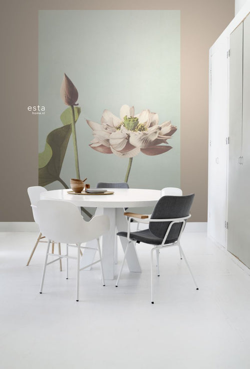 ESTAhome fotobehang lotusbloem oudroze - 1,86 x 2,79 m - 158890 - vtwonen shop