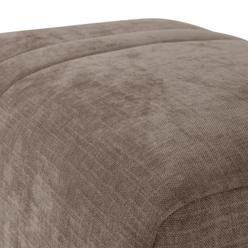 WOOOD hocker Omaire - Chenille - Taupe
