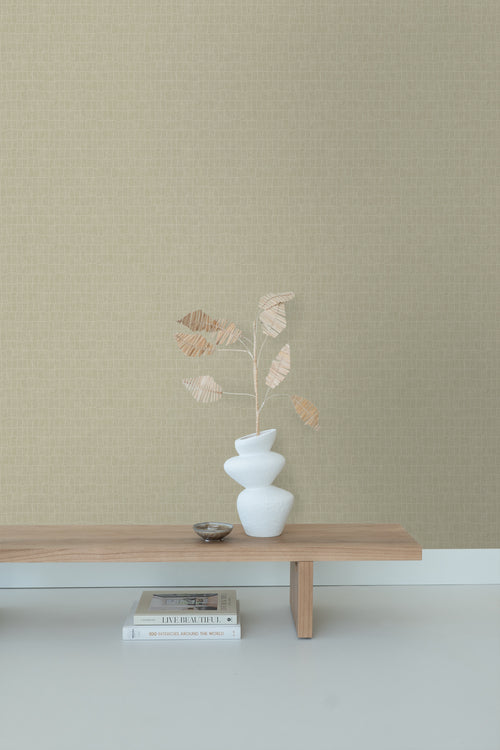 ESTAhome behang krokodillenhuid beige - 53 cm x 10.05 m - 139185