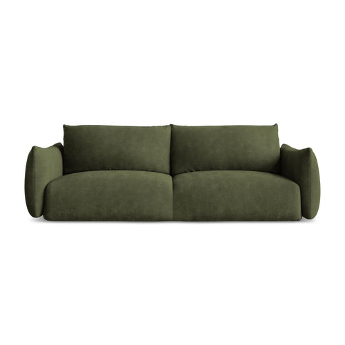 LaMiaSofa 3-zits slaapbank Savona - chenille stof - olijf - 230x105x90
