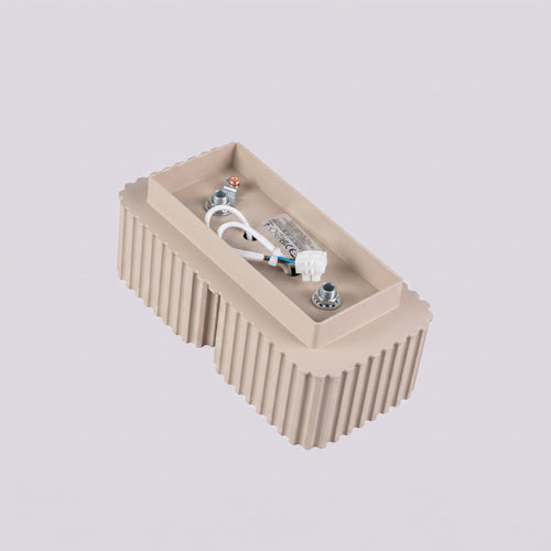 Sollux Lighting Plafondlamp RIFF 2 taupe Gx53 - 20,5x10x8cm