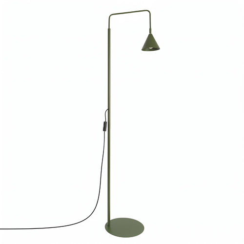 Sollux Lighting Vloerlamp NOX olijfgroen - 30x30x165cm