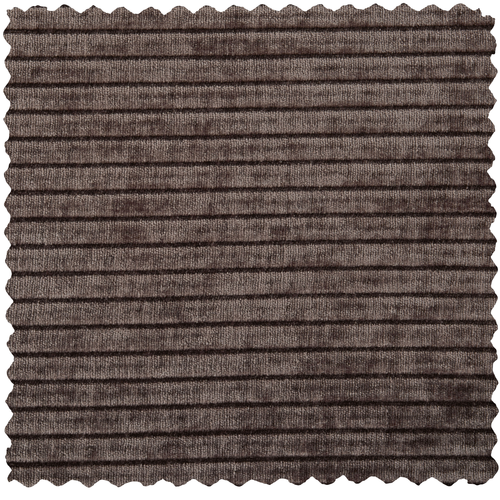 WOOOD classic 2,5-zits bank Rodeo - Ribstof - Bruin - 83x230x88