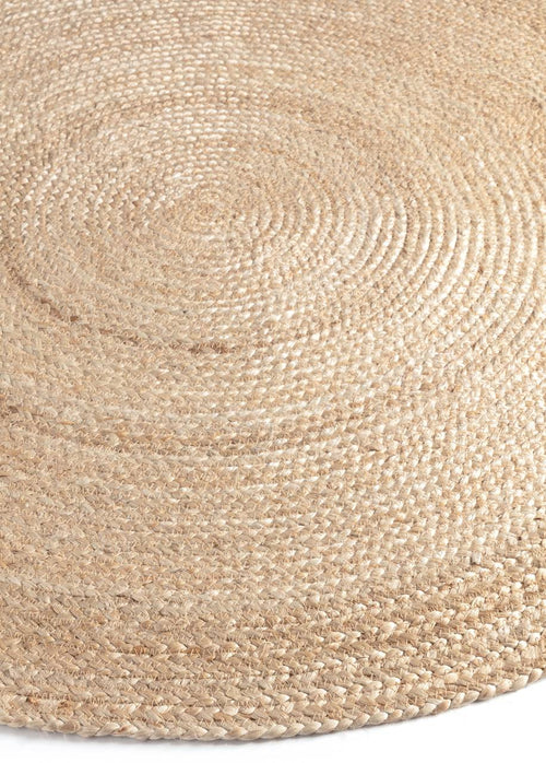 AFK Living vloerkleed Natura - handgemaakt - Jute - 90 x 90 cm