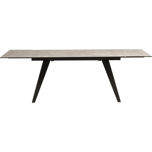 Kare Design Uitschuifbare eettafel Amsterdam Dark 160(40+40)x90cm - vtwonen shop