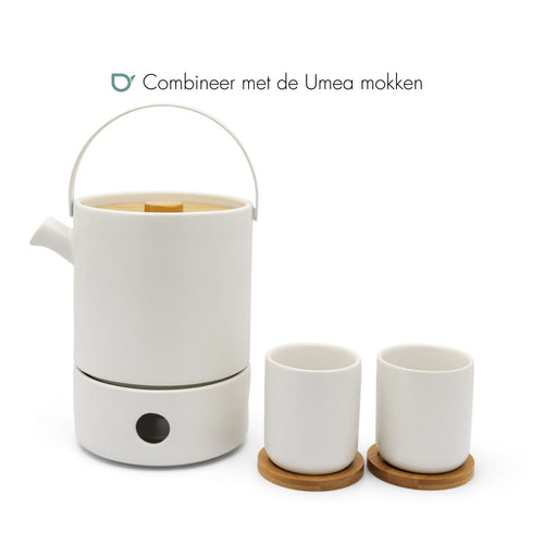 Bredemeijer - Theeset Umea 1,2L met warmer wit