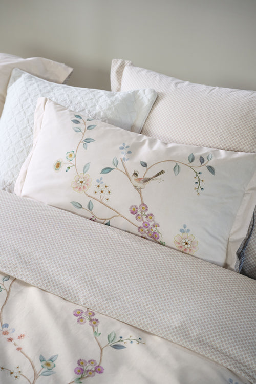Pip Studio Decoratiekussen Desi Garden - 35 x 60 cm - Gebroken wit