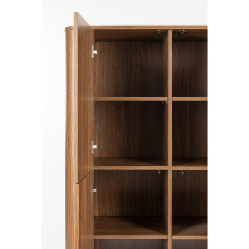 Housecraft Living Almira Kast Hout/ Marmerlook Walnootkleur - Bruin
