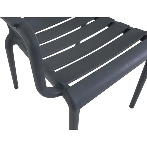 Lesli Living bistrostoel Torvi - grijs - 54x56x81cm