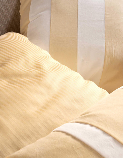 Essenza Coletta dekbedovertrek - Tweepersoons – 200x200/220 cm - Yellow straw
