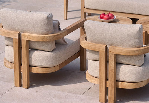 Hartman Loungestoel Moira - Teak Naturel - 76x81x60cm