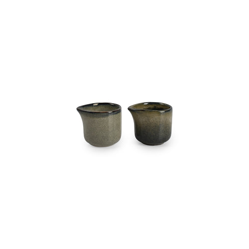 Salt & Pepper - Melk-/sauskan 8,5cl groen/blauw Meridian - Set van 4 - vtwonen shop