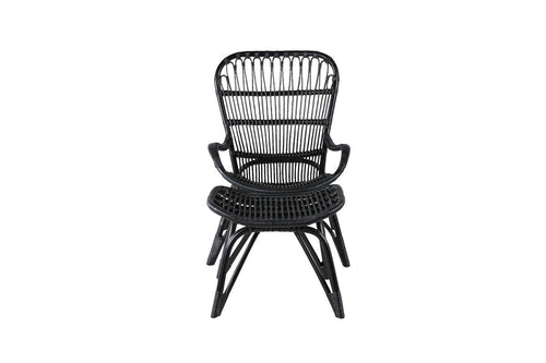 Rebellenclub Loungestoel Merit - Zwart - vtwonen shop