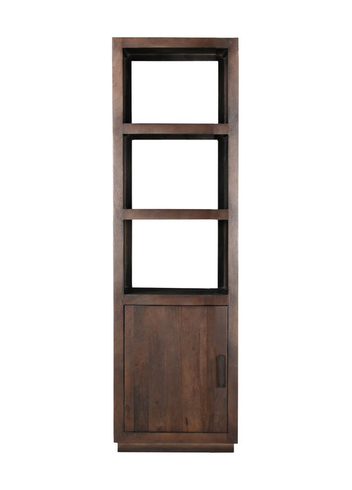 Livingfurn boekenkast Jaxx Brown - 60cm - mangohout