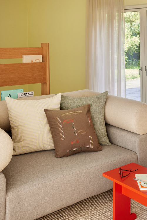 Hübsch kussen Floy - katoen/polyester - 60x60cm - vtwonen shop