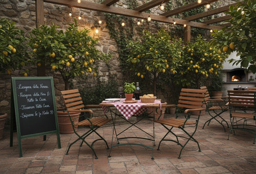 MaximaVida inklapbare tuinstoel Toscana met armleuning olijfgroen 2 stuks