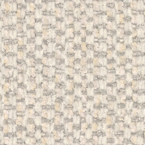 Premium Interiors - Linkshoekbank met slaapfunctie en opbergruimte  - stof met tweed-effect crème 197cm
