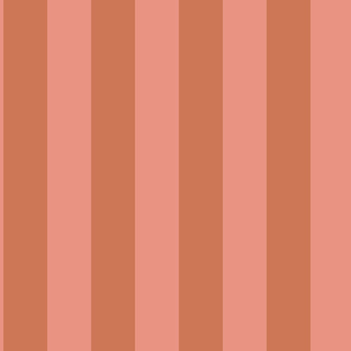 ESTAhome behang strepen terracotta en perzik roze - 53 cm x 10.05 m - 139905