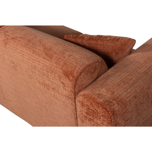 WOOOD chaise longue bank rechts Cloud - Chenille - Terra - 80x280x165 - vtwonen shop