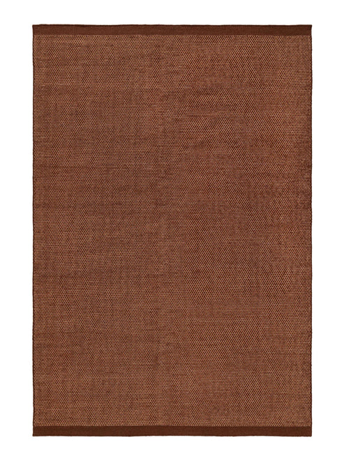 benuta wollen vloerkleed Rocco - bruin - 200x300 cm