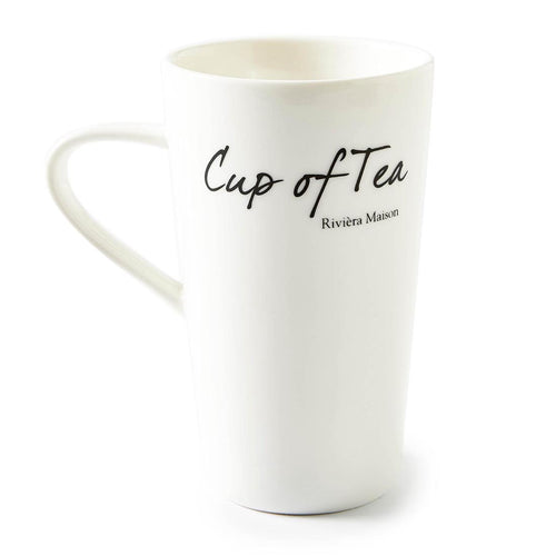 Rivièra Maison Classic Cup of Tea Mug - Porselein - Off White - vtwonen shop