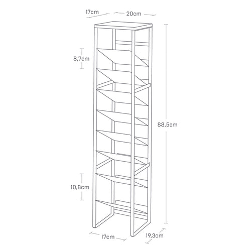 Yamazaki Wijnrek / Flessenrek - 16 flessen - Tower - Zwart - vtwonen shop
