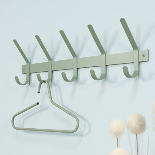 Spinder Design kapstok Dexter 5 - Dusty Green - 5 haken - vtwonen shop