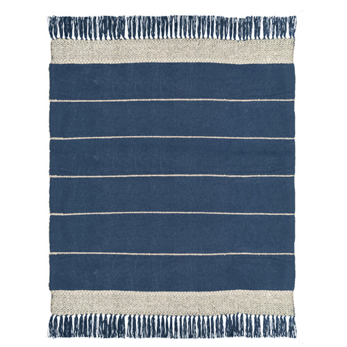 Malagoon plaid Berber - donkerblauw - 125x150cm