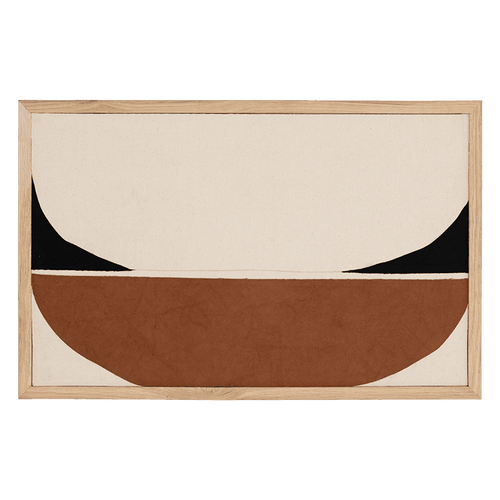 Urban Nature Culture wanddecoratie Ocaso A Natural - 70x45x2.5cm - vtwonen shop