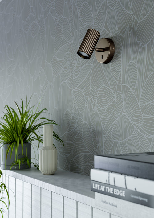 EGLO wandlamp Portillo - gu10 - 11 cm - brons