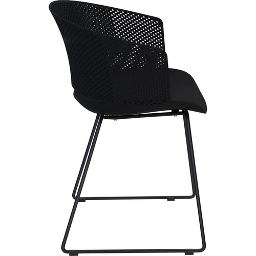 Lesli Living bistrostoel Orly - zwart - 58,5x45,5∕53x79cm - set van 4