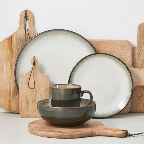 Mica Decorations Duko Serveerplank - Ø28 cm - 100% FSC Mangohout - Bruin - vtwonen shop