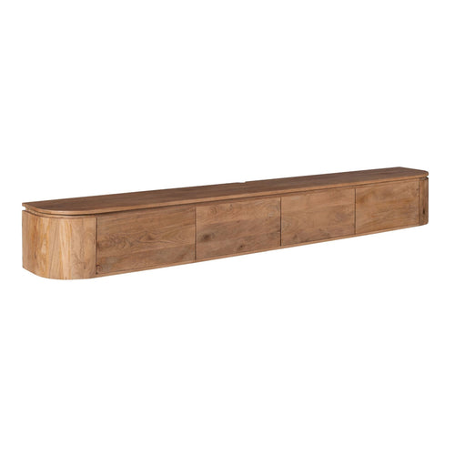 Starfurn Tv-meubel Excellent - Naturel Hout - 240x35x30cm