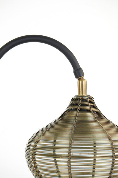 Light & Living tafellamp ALVARO - 27x20x61cm - brons