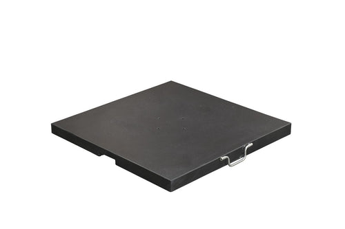 Hawaii S granieten parasolvoet - 60 kg - zwart gepolijst