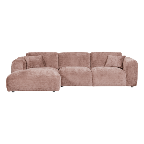 WOOOD chaise longue bank links Cloud - Chenille - Taupe - 80x280x165