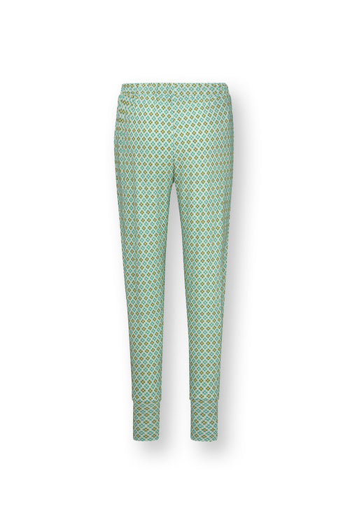 Pip Studio - Bobien Lange pyjamabroek - Dames - Mojo - Groen - L - vtwonen shop