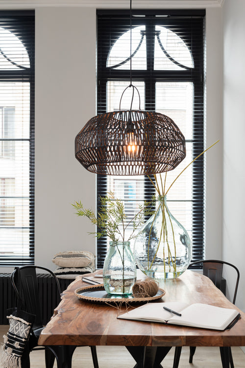 J-Line vaas Hoog - glas - transparant - 27 cm hoog