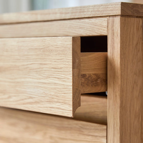 Tikamoon Kinderbureau van massief eiken met opbergkastje - Naturel - vtwonen shop