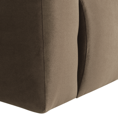 WOOOD 1-zits bank arm links Mojo Base - Velvet - Taupe - 74x105x97