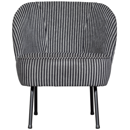 BePureHome fauteuil 3D Vogue - Streep - Midden Bruin - vtwonen shop