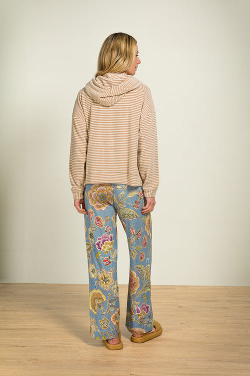 Pip Studio - Belin Long Pajama Pants Women - Matata - Blue - XL - vtwonen shop